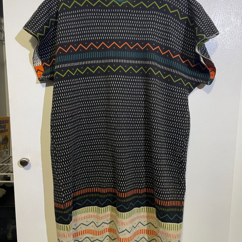 Gudrun Sjoden Strikk Stripe Knit Tunic Dress - Women's Size M - Multicolor - Picture 5 of 5
